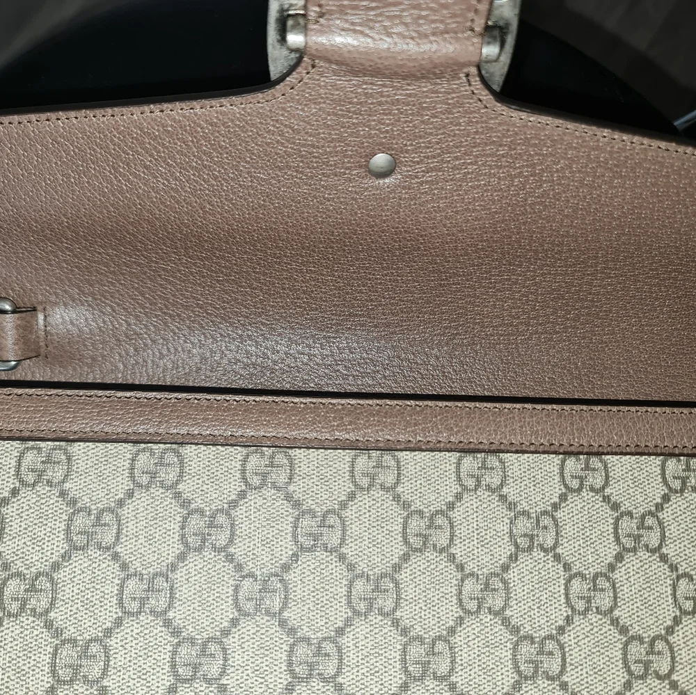 Gucci GG Supreme Dionysus Clutch, Brown Monogram - As New Condition RRP $1899 - Picture 10 of 12